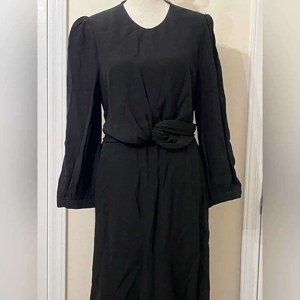Zimmerman Black Midi tie dress - Picture 7 of 7